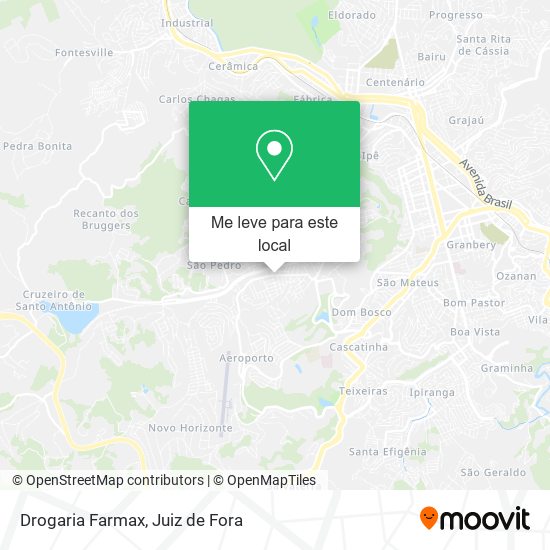 Drogaria Farmax mapa