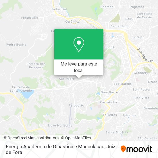 Energia Academia de Ginastica e Musculacao mapa