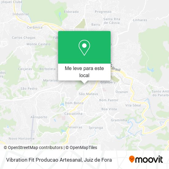 Vibration Fit Producao Artesanal mapa