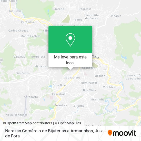 Narezan Comércio de Bijuterias e Armarinhos mapa