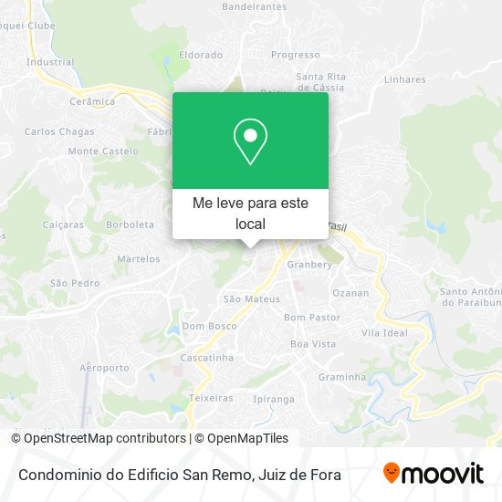 Condominio do Edificio San Remo mapa