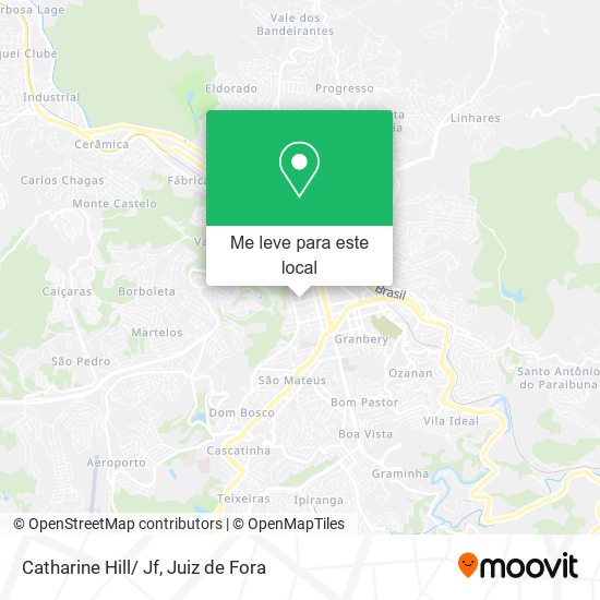 Catharine Hill/ Jf mapa