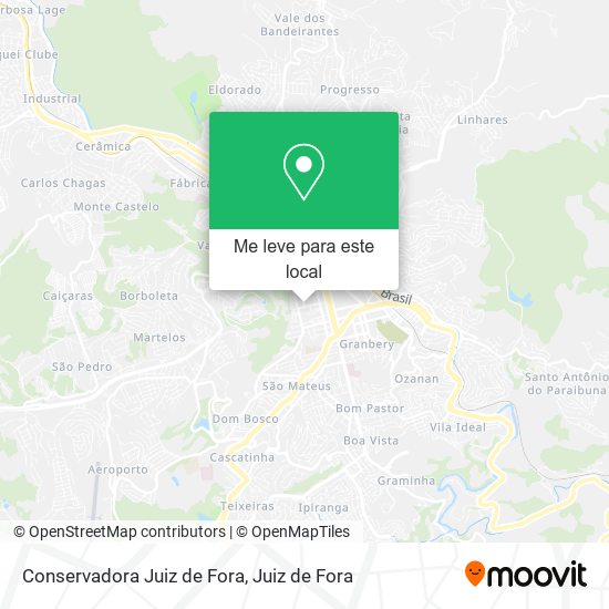 Conservadora Juiz de Fora mapa