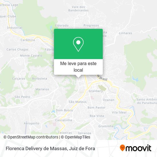 Florenca Delivery de Massas mapa