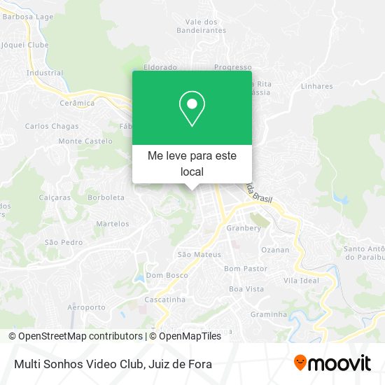 Multi Sonhos Video Club mapa