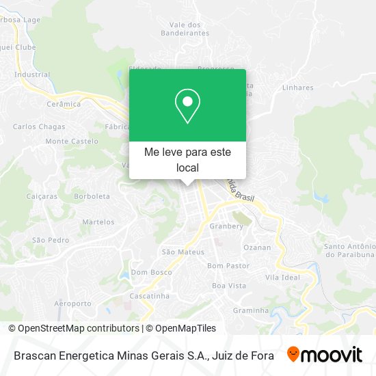 Brascan Energetica Minas Gerais S.A. mapa