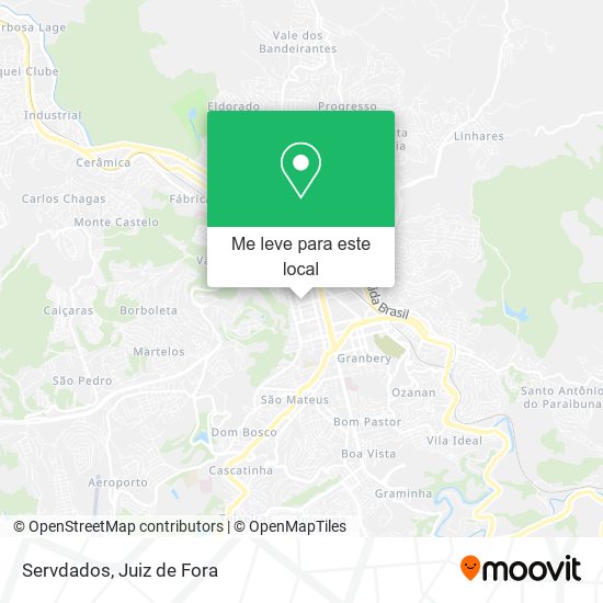 Servdados mapa