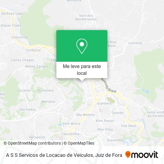 A S S Servicos de Locacao de Veiculos mapa