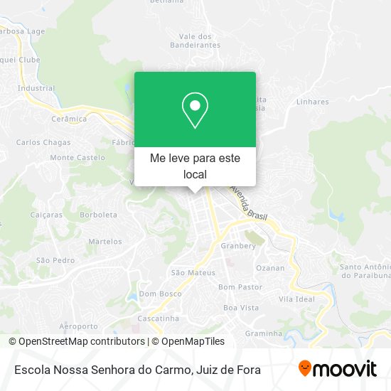 Escola Nossa Senhora do Carmo mapa