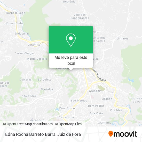 Edna Rocha Barreto Barra mapa