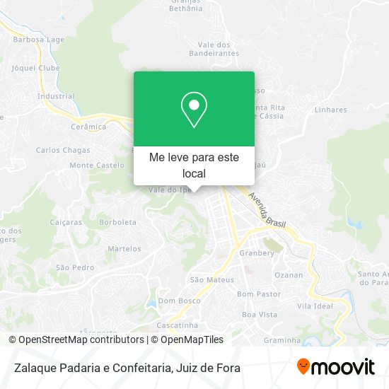 Zalaque Padaria e Confeitaria mapa