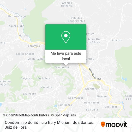 Condominio do Edificio Eury Micherif dos Santos mapa