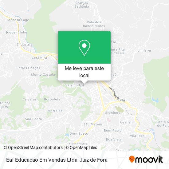 Eaf Educacao Em Vendas Ltda mapa