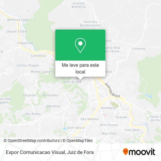Expor Comunicacao Visual mapa