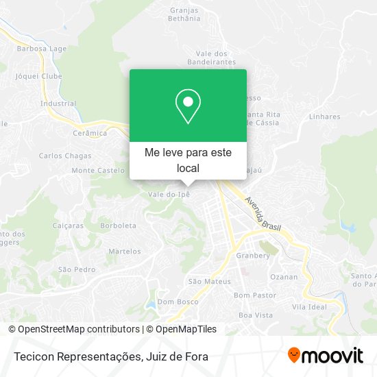 Tecicon Representações mapa