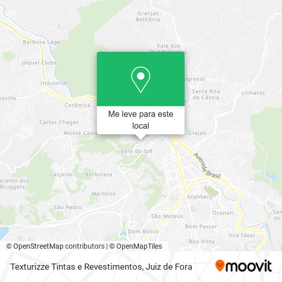 Texturizze Tintas e Revestimentos mapa