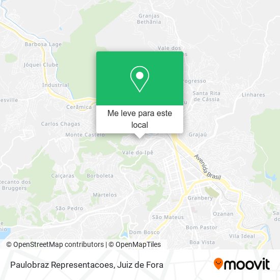 Paulobraz Representacoes mapa