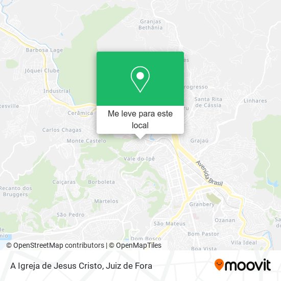 A Igreja de Jesus Cristo mapa