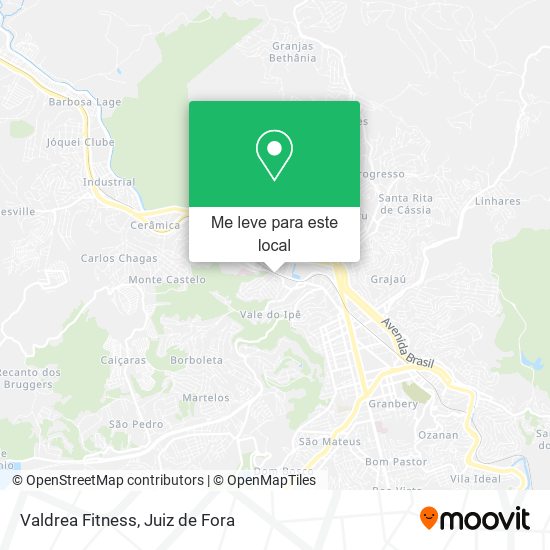 Valdrea Fitness mapa