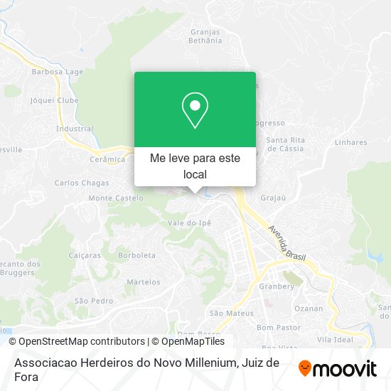 Associacao Herdeiros do Novo Millenium mapa