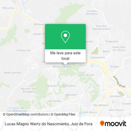 Lucas Magno Wertz do Nascimento mapa