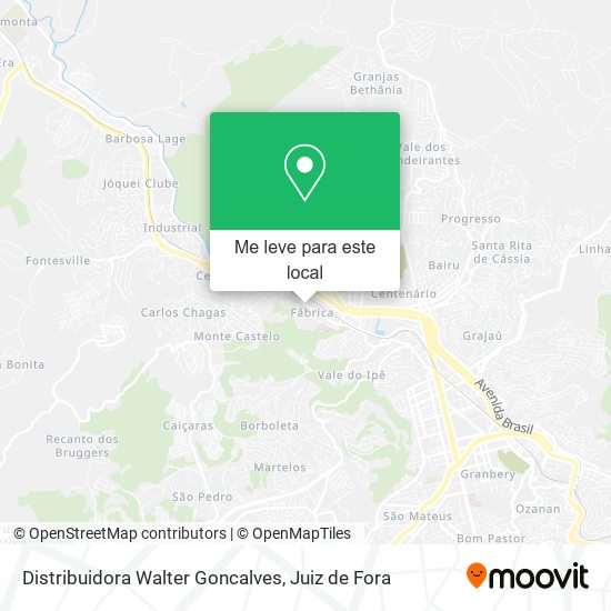 Distribuidora Walter Goncalves mapa