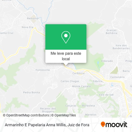 Armarinho E Papelaria Anna Willis mapa