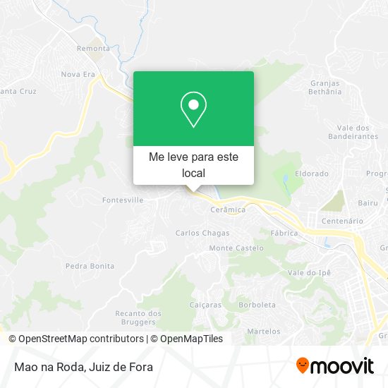 Mao na Roda mapa