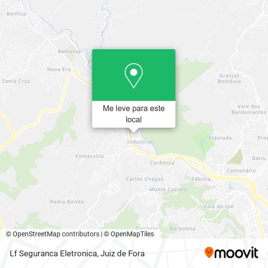 Lf Seguranca Eletronica mapa