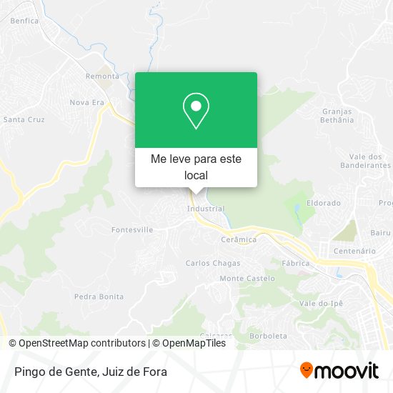 Pingo de Gente mapa