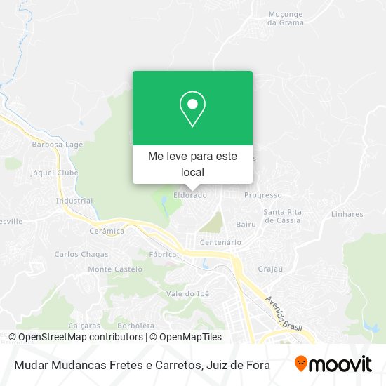 Mudar Mudancas Fretes e Carretos mapa