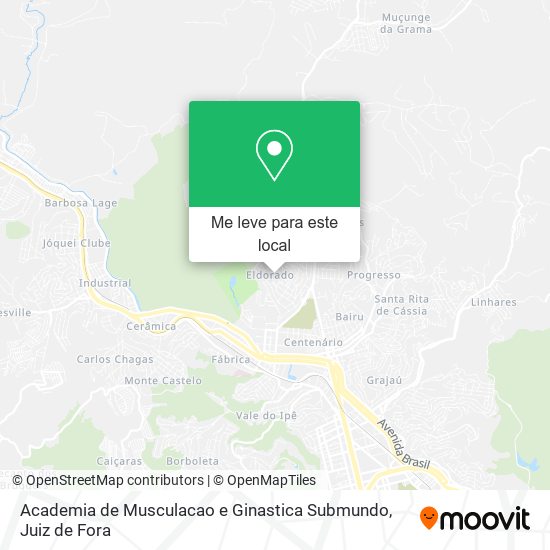 Academia de Musculacao e Ginastica Submundo mapa