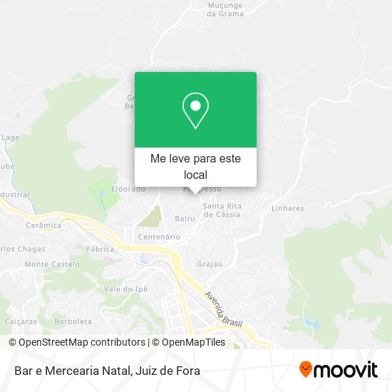 Bar e Mercearia Natal mapa