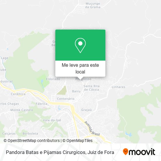 Pandora Batas e Pijamas Cirurgicos mapa