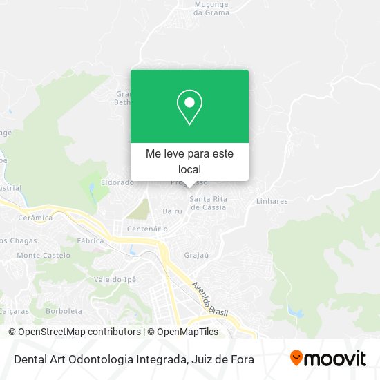 Dental Art Odontologia Integrada mapa