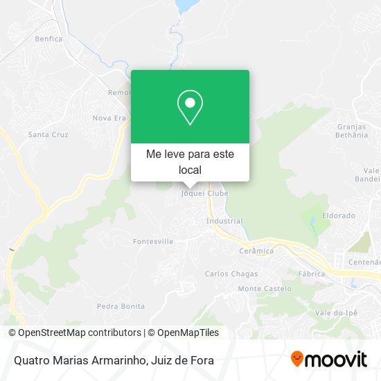 Quatro Marias Armarinho mapa