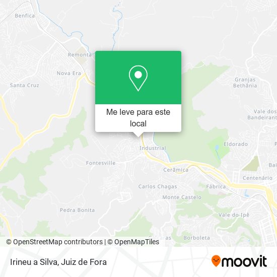 Irineu a Silva mapa