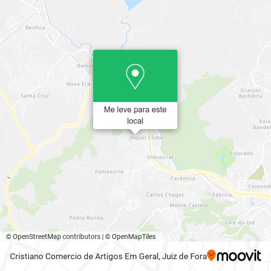 Cristiano Comercio de Artigos Em Geral mapa