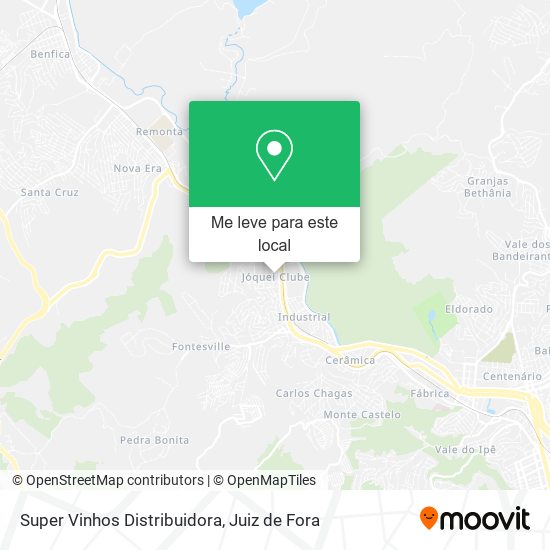 Super Vinhos Distribuidora mapa