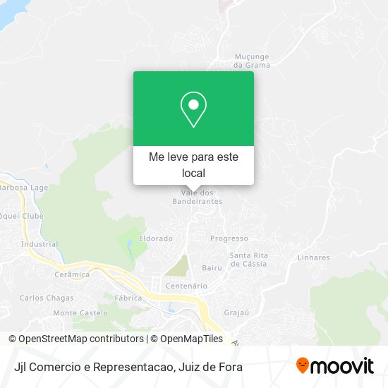 Jjl Comercio e Representacao mapa