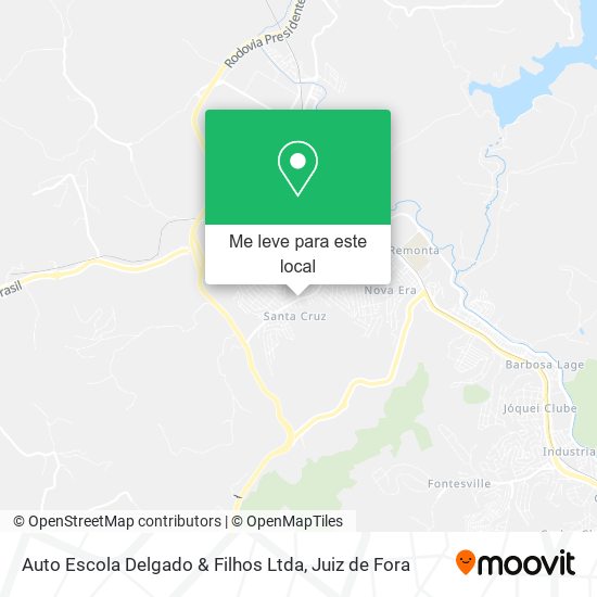 Auto Escola Delgado & Filhos Ltda mapa