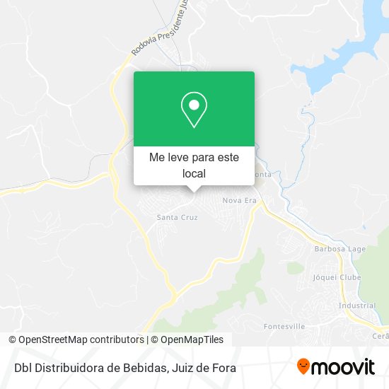Dbl Distribuidora de Bebidas mapa
