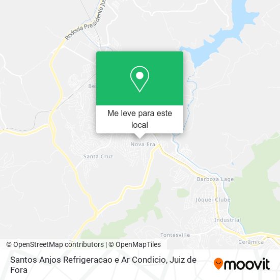 Santos Anjos Refrigeracao e Ar Condicio mapa