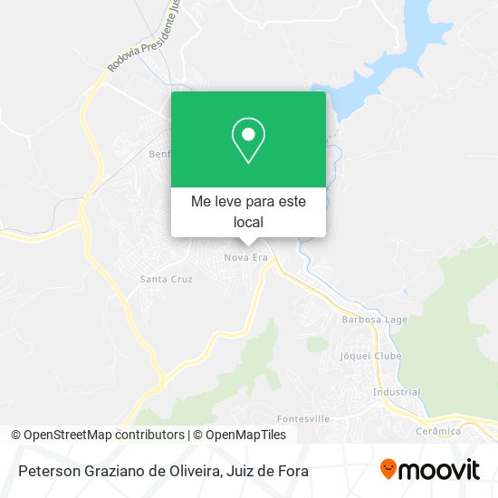 Peterson Graziano de Oliveira mapa