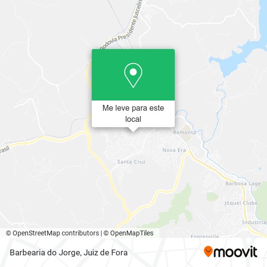 Barbearia do Jorge mapa