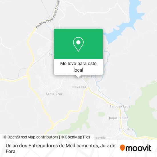 Uniao dos Entregadores de Medicamentos mapa