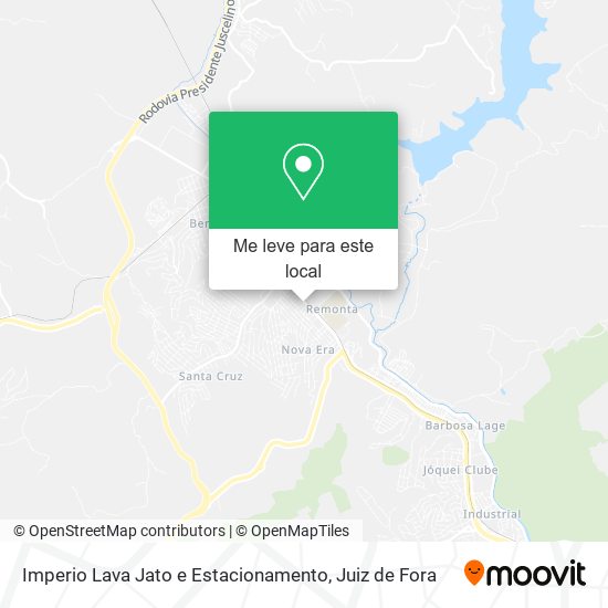 Imperio Lava Jato e Estacionamento mapa