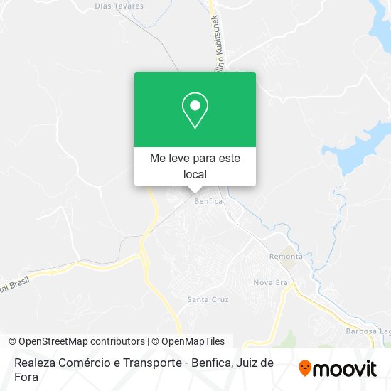 Realeza Comércio e Transporte - Benfica mapa