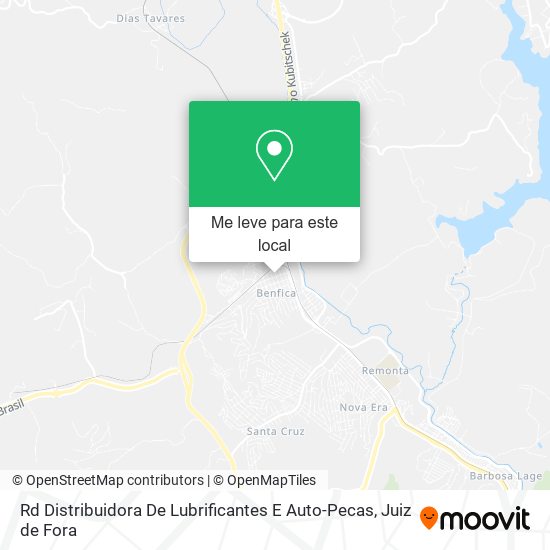 Rd Distribuidora De Lubrificantes E Auto-Pecas mapa