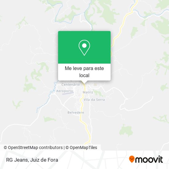 Como chegar até RG Jeans em São João Nepomuceno de Ônibus?